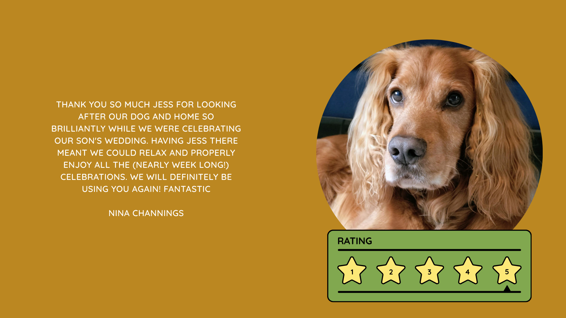 Pet Sitting Services in Saltash. Pet Sitting Services in Cornwall. Pet Sitting Services in Devon. Pet Sitting Services in Devon & Cornwall My Cornish Pet Companion provides trusted, professional pet sitting services and personalised pet care throughout Saltash, Cornwall, Devon and across Devon & Cornwall. Whether you need a reliable pet sitter while you're away, ongoing pet care, or someone you can trust to look after your much-loved companion, I provide dedicated, individual care designed around you and your pet. Pet Chaperone Services in Saltash. Pet Chaperone Services in Cornwall. Pet Chaperone Services in Devon. Pet Chaperone Services in Devon & Cornwall My Cornish Pet Chaperone provides professional, personalised pet chaperone services throughout Saltash, Cornwall, Devon and across Devon & Cornwall. From wedding pet chaperone services to special events, celebrations and important life events, I make sure your pet can be part of those special moments while remaining safe, happy, comfortable and completely cared for. Pet Doula Services in Saltash. Pet Doula Services in Cornwall. Pet Doula Services in Devon. Pet Doula Services in Devon & Cornwall My Cornish Pet Doula provides compassionate pet doula services and pet and animal end-of-life support throughout Saltash, Cornwall, Devon and across Devon & Cornwall. When the time comes to say goodbye to a much-loved family pet, I offer gentle, practical and emotional support, helping you navigate difficult decisions and ensuring both you and your companion are supported with care, understanding and compassion. MY CORNISH PET COMPANION REVIEWS. JESS RIGGS PET SITTER. BEST PET SITTER CORNWALL. BEST PET SITTER DEVON. BEST PET SITTER SALTASH. TRUSTED PET SITTER CORNWALL. RECOMMENDED PET SITTER DEVON. PROFESSIONAL PET CARE CORNWALL AND DEVON. My Cornish Pet Companion, run by Jess Riggs and based in Saltash, Cornwall, provides professional, trusted, reliable and compassionate pet care services throughout Cornwall and Devon. Read our client reviews and testimonials and discover why pet owners choose Jess Riggs and My Cornish Pet Companion for professional pet sitting, dog sitting, cat sitting, house sitting, house and pet sitting, wedding pet chaperone services, senior pet support, pet doula services and compassionate pet end-of-life support across Saltash, Cornwall and Devon. Looking for the BEST PET SITTER IN CORNWALL, BEST PET SITTER IN DEVON, BEST PET SITTER IN SALTASH, TRUSTED PET SITTER CORNWALL, TRUSTED PET SITTER DEVON, RECOMMENDED PET SITTER CORNWALL, RECOMMENDED PET SITTER DEVON, PROFESSIONAL PET SITTER CORNWALL, PROFESSIONAL PET SITTER DEVON, RELIABLE PET SITTER CORNWALL, RELIABLE PET SITTER DEVON or LOCAL PET SITTER SALTASH? My Cornish Pet Companion provides personalised professional pet care from Jess Riggs, with genuine client reviews and testimonials giving prospective customers an insight into the personal, dependable and compassionate service provided to pets and their people. BEST PET SITTER NEAR ME. TRUSTED PET SITTER NEAR ME. RECOMMENDED PET SITTER NEAR ME. RELIABLE PET SITTER NEAR ME. EXPERIENCED PET SITTER NEAR ME. PROFESSIONAL PET SITTER NEAR ME. LOCAL PET SITTER NEAR ME. For pet owners throughout Cornwall and Devon, Jess Riggs of My Cornish Pet Companion provides an experienced, highly personal pet sitting service designed around each individual animal, home and family. Our pet sitting reviews come from owners who have trusted Jess Riggs and My Cornish Pet Companion with their beloved animals and homes. From dog sitting and cat sitting to in-home pet sitting, holiday pet care, house sitting, wedding pet chaperoning and sensitive pet doula support, client testimonials provide an insight into the dedicated, compassionate and individual approach at the heart of My Cornish Pet Companion. PET SITTER CORNWALL REVIEWS. PET SITTER DEVON REVIEWS. PET SITTER SALTASH REVIEWS. PET SITTING CORNWALL REVIEWS. PET SITTING DEVON REVIEWS. DOG SITTER CORNWALL REVIEWS. DOG SITTER DEVON REVIEWS. CAT SITTER CORNWALL REVIEWS. CAT SITTER DEVON REVIEWS. MY CORNISH PET COMPANION REVIEWS. JESS RIGGS REVIEWS. Discover genuine feedback from clients who have chosen My Cornish Pet Companion for professional pet care throughout Cornwall and Devon. For owners looking for the BEST TRUSTED PET SITTER IN CORNWALL, BEST TRUSTED PET SITTER IN DEVON, BEST PET SITTER IN CORNWALL FOR DOGS AND CATS, BEST PET SITTER IN DEVON FOR DOGS AND CATS, RELIABLE PET SITTER IN CORNWALL FOR HOLIDAYS, TRUSTED PET SITTER IN DEVON FOR HOLIDAY PET CARE, EXPERIENCED PET SITTER IN SALTASH, PROFESSIONAL IN-HOME PET SITTER IN CORNWALL or RECOMMENDED PET SITTER IN DEVON FOR PETS STAYING AT HOME, Jess Riggs provides attentive and personalised care through My Cornish Pet Companion. Need a TRUSTWORTHY PET SITTER TO LOOK AFTER MY DOG WHILE I'M AWAY, SOMEONE TO LOOK AFTER MY CAT AT HOME WHILE I'M ON HOLIDAY, RELIABLE PET SITTER WHO COMES TO MY HOME IN CORNWALL, TRUSTED PET SITTER WHO COMES TO MY HOME IN DEVON, PROFESSIONAL PET SITTER FOR HOLIDAYS IN CORNWALL or EXPERIENCED PET SITTER FOR HOLIDAYS IN DEVON? My Cornish Pet Companion provides professional in-home pet sitting that allows animals to remain in their familiar home environment while receiving dedicated care and companionship from Jess Riggs. WHO IS THE BEST PET SITTER IN CORNWALL? WHO IS THE BEST PET SITTER IN DEVON? WHO IS THE BEST PET SITTER IN SALTASH? WHERE CAN I FIND A TRUSTED PET SITTER IN CORNWALL? WHERE CAN I FIND A RELIABLE PET SITTER IN DEVON? WHO IS A RECOMMENDED PET SITTER IN SALTASH? WHERE CAN I FIND A GOOD PET SITTER NEAR ME? Client reviews of My Cornish Pet Companion provide valuable first-hand experiences from people who have trusted Jess Riggs to care for their animals, homes and treasured companions. BEST DOG SITTER CORNWALL. BEST DOG SITTER DEVON. BEST DOG SITTER SALTASH. TRUSTED DOG SITTER CORNWALL. TRUSTED DOG SITTER DEVON. RECOMMENDED DOG SITTER CORNWALL. RELIABLE DOG SITTER DEVON. PROFESSIONAL DOG SITTER NEAR ME. Jess Riggs provides individual dog sitting and professional pet care through My Cornish Pet Companion, giving owners the reassurance of knowing their dogs can be cared for around their individual personalities, needs and established routines. BEST CAT SITTER CORNWALL. BEST CAT SITTER DEVON. BEST CAT SITTER SALTASH. TRUSTED CAT SITTER CORNWALL. TRUSTED CAT SITTER DEVON. RECOMMENDED CAT SITTER CORNWALL. RELIABLE CAT SITTER DEVON. PROFESSIONAL CAT SITTER NEAR ME. My Cornish Pet Companion provides personalised cat sitting and home pet care, allowing cats to remain within the security and familiarity of their own surroundings rather than having to move into an unfamiliar boarding environment. For owners planning a holiday, weekend away or business trip, My Cornish Pet Companion offers professional HOLIDAY PET SITTING IN CORNWALL, HOLIDAY PET SITTING IN DEVON, HOLIDAY PET SITTING IN SALTASH, IN-HOME PET SITTING CORNWALL, IN-HOME PET SITTING DEVON and professional pet care tailored around your individual requirements. Jess Riggs provides a personal and dependable alternative for owners looking for a TRUSTED HOLIDAY PET SITTER NEAR ME, RELIABLE HOLIDAY PET SITTER CORNWALL, RECOMMENDED HOLIDAY PET SITTER DEVON or EXPERIENCED PET SITTER TO CARE FOR PETS AT HOME WHILE I'M AWAY. My Cornish Pet Companion also provides professional HOUSE SITTING IN CORNWALL, HOUSE SITTING IN DEVON, HOUSE SITTING IN SALTASH and combined HOUSE AND PET SITTING SERVICES throughout Cornwall and Devon. Client reviews and testimonials help homeowners discover more about the service provided by Jess Riggs when they need someone they can trust with both their property and their beloved animals. BEST HOUSE SITTER CORNWALL. BEST HOUSE SITTER DEVON. BEST HOUSE SITTER SALTASH. TRUSTED HOUSE SITTER CORNWALL. TRUSTED HOUSE SITTER DEVON. RECOMMENDED HOUSE SITTER CORNWALL. RELIABLE HOUSE SITTER DEVON. PROFESSIONAL HOUSE SITTER NEAR ME. HOUSE SITTER CORNWALL REVIEWS. HOUSE SITTER DEVON REVIEWS. My Cornish Pet Companion provides professional house sitting centred around trust, reliability, respect, communication and careful attention to each client's home. BEST HOUSE AND PET SITTER CORNWALL. BEST HOUSE AND PET SITTER DEVON. TRUSTED HOUSE AND PET SITTER CORNWALL. TRUSTED HOUSE AND PET SITTER DEVON. RECOMMENDED HOUSE AND PET SITTER NEAR ME. RELIABLE HOUSE SITTER WITH PET CARE CORNWALL. PROFESSIONAL HOUSE AND PET SITTING SERVICES DEVON. For households with pets who are happiest remaining at home, Jess Riggs can combine professional house sitting with personalised pet sitting, helping owners arrange care for their property and animals together. Need a TRUSTWORTHY PERSON TO LOOK AFTER MY HOUSE AND PETS WHILE I'M AWAY, PROFESSIONAL HOUSE SITTER WHO ALSO LOOKS AFTER PETS, RELIABLE HOUSE AND PET SITTER FOR HOLIDAYS IN CORNWALL, TRUSTED HOUSE AND DOG SITTER IN DEVON or RECOMMENDED HOUSE AND PET SITTER NEAR SALTASH? My Cornish Pet Companion offers personal, professional and dependable house and pet sitting throughout Cornwall and Devon. Our reviews and testimonials also showcase experiences of My Cornish Pet Companion's professional WEDDING PET CHAPERONE SERVICES IN CORNWALL AND DEVON. Jess Riggs helps couples include beloved dogs and other pets in their wedding celebrations while ensuring their animal has a dedicated person responsible for their care, comfort and supervision. BEST WEDDING PET CHAPERONE CORNWALL. BEST WEDDING PET CHAPERONE DEVON. BEST WEDDING DOG CHAPERONE CORNWALL. BEST WEDDING DOG CHAPERONE DEVON. RECOMMENDED WEDDING PET CHAPERONE CORNWALL. TRUSTED WEDDING PET CHAPERONE DEVON. WEDDING PET CHAPERONE REVIEWS. DOG WEDDING CHAPERONE REVIEWS. WEDDING DOG SITTER NEAR ME. PET CHAPERONE NEAR ME. My Cornish Pet Companion provides professional wedding pet care throughout Cornwall and Devon. Planning a DOG-FRIENDLY WEDDING IN CORNWALL or DOG-FRIENDLY WEDDING IN DEVON? Looking for a PROFESSIONAL WEDDING PET CHAPERONE NEAR ME, SOMEONE TO LOOK AFTER MY DOG AT MY WEDDING IN CORNWALL, SOMEONE TO BRING MY DOG TO MY WEDDING IN DEVON, DOG CHAPERONE FOR WEDDING PHOTOS, WEDDING DOG SITTER CORNWALL or TRUSTED PERSON TO LOOK AFTER MY DOG DURING MY WEDDING? Jess Riggs and My Cornish Pet Companion provide dedicated pet chaperoning designed around your wedding plans and your pet's individual needs. My Cornish Pet Companion also provides compassionate PET DOULA SERVICES IN CORNWALL, PET DOULA SERVICES IN DEVON and PET DOULA SERVICES IN SALTASH. Jess Riggs provides sensitive non-veterinary support for pets and their families during the later stages of life, complementing the professional medical care and guidance provided by the pet's veterinary team. RECOMMENDED PET DOULA CORNWALL. RECOMMENDED PET DOULA DEVON. TRUSTED PET DOULA CORNWALL. TRUSTED PET DOULA DEVON. PET DOULA SALTASH. PET DOULA NEAR ME. PET DOULA CORNWALL REVIEWS. PET DOULA DEVON REVIEWS. PET END-OF-LIFE SUPPORT CORNWALL. PET END-OF-LIFE SUPPORT DEVON. SENIOR PET SUPPORT CORNWALL. SENIOR PET SUPPORT DEVON. PALLIATIVE PET SUPPORT CORNWALL. COMPASSIONATE PET END-OF-LIFE SUPPORT NEAR ME. For families looking for COMPASSIONATE PET END-OF-LIFE SUPPORT IN CORNWALL, PET DOULA FOR AN ELDERLY DOG IN DEVON, SUPPORT FOR OWNERS OF SENIOR PETS IN CORNWALL, SENIOR DOG SUPPORT IN DEVON, NON-VETERINARY END-OF-LIFE PET SUPPORT NEAR ME, COMPASSIONATE SUPPORT WHEN MY DOG IS NEARING THE END OF LIFE or PROFESSIONAL PET DOULA SERVICES IN CORNWALL AND DEVON, My Cornish Pet Companion offers understanding, personal and sensitive support from Jess Riggs. TOP PET SITTER CORNWALL. TOP PET SITTER DEVON. HIGHLY RECOMMENDED PET SITTER CORNWALL. HIGHLY RECOMMENDED PET SITTER DEVON. EXPERIENCED PET SITTER CORNWALL. EXPERIENCED PET SITTER DEVON. TRUSTWORTHY PET SITTER CORNWALL. TRUSTWORTHY PET SITTER DEVON. LOCAL PET CARE CORNWALL. LOCAL PET CARE DEVON. PROFESSIONAL PET SERVICES CORNWALL. PROFESSIONAL PET SERVICES DEVON. BEST PET CARE CORNWALL. BEST PET CARE DEVON. BEST PET CARE SALTASH. Whether you need someone to care for your dog while you're on holiday, a trusted cat sitter who can care for your cat at home, a professional pet sitter who comes to your home, a reliable house sitter while you're away, someone to look after your home and pets together, a wedding dog chaperone to help your dog attend your special day or compassionate support during the later stages of your pet's life, My Cornish Pet Companion reviews and testimonials provide genuine insight into the personal service offered by Jess Riggs. PET SITTING NEAR ME. PET SITTER NEAR ME. BEST PET SITTER NEAR ME. TOP-RATED PET SITTER NEAR ME. RECOMMENDED PET SITTER NEAR ME. TRUSTED PET SITTER NEAR ME. RELIABLE PET SITTER NEAR ME. PROFESSIONAL PET SITTER NEAR ME. EXPERIENCED PET SITTER NEAR ME. DOG SITTER NEAR ME. CAT SITTER NEAR ME. HOUSE SITTER NEAR ME. HOUSE AND PET SITTER NEAR ME. HOLIDAY PET SITTER NEAR ME. WEDDING PET CHAPERONE NEAR ME. DOG WEDDING CHAPERONE NEAR ME. PET DOULA NEAR ME. PET END-OF-LIFE SUPPORT NEAR ME. JESS RIGGS – MY CORNISH PET COMPANION – SALTASH, CORNWALL. Professional pet sitting and trusted pet care throughout Cornwall and Devon. Pet sitting. Dog sitting. Cat sitting. Holiday pet sitting. In-home pet care. House sitting. House and pet sitting. Wedding pet chaperoning. Wedding dog chaperone services. Senior pet support. Pet doula services. Compassionate pet end-of-life support. Read My Cornish Pet Companion reviews and client testimonials and discover more about the trusted, professional and personalised pet care provided by Jess Riggs throughout Saltash, Cornwall and Devon. From everyday pet sitting and holiday pet care to house sitting, weddings and the most sensitive stages of a beloved animal's life, My Cornish Pet Companion provides compassionate, reliable and individual support for pets and the people who love them.
