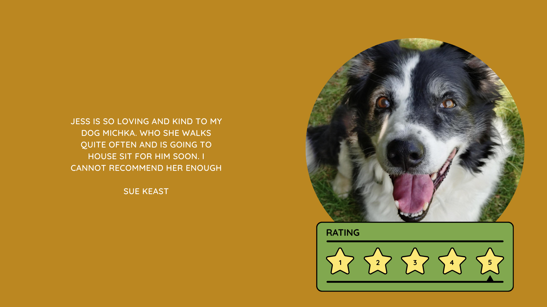 Pet Sitting Services in Saltash. Pet Sitting Services in Cornwall. Pet Sitting Services in Devon. Pet Sitting Services in Devon & Cornwall My Cornish Pet Companion provides trusted, professional pet sitting services and personalised pet care throughout Saltash, Cornwall, Devon and across Devon & Cornwall. Whether you need a reliable pet sitter while you're away, ongoing pet care, or someone you can trust to look after your much-loved companion, I provide dedicated, individual care designed around you and your pet. Pet Chaperone Services in Saltash. Pet Chaperone Services in Cornwall. Pet Chaperone Services in Devon. Pet Chaperone Services in Devon & Cornwall My Cornish Pet Chaperone provides professional, personalised pet chaperone services throughout Saltash, Cornwall, Devon and across Devon & Cornwall. From wedding pet chaperone services to special events, celebrations and important life events, I make sure your pet can be part of those special moments while remaining safe, happy, comfortable and completely cared for. Pet Doula Services in Saltash. Pet Doula Services in Cornwall. Pet Doula Services in Devon. Pet Doula Services in Devon & Cornwall My Cornish Pet Doula provides compassionate pet doula services and pet and animal end-of-life support throughout Saltash, Cornwall, Devon and across Devon & Cornwall. When the time comes to say goodbye to a much-loved family pet, I offer gentle, practical and emotional support, helping you navigate difficult decisions and ensuring both you and your companion are supported with care, understanding and compassion. MY CORNISH PET COMPANION REVIEWS. JESS RIGGS PET SITTER. BEST PET SITTER CORNWALL. BEST PET SITTER DEVON. BEST PET SITTER SALTASH. TRUSTED PET SITTER CORNWALL. RECOMMENDED PET SITTER DEVON. PROFESSIONAL PET CARE CORNWALL AND DEVON. My Cornish Pet Companion, run by Jess Riggs and based in Saltash, Cornwall, provides professional, trusted, reliable and compassionate pet care services throughout Cornwall and Devon. Read our client reviews and testimonials and discover why pet owners choose Jess Riggs and My Cornish Pet Companion for professional pet sitting, dog sitting, cat sitting, house sitting, house and pet sitting, wedding pet chaperone services, senior pet support, pet doula services and compassionate pet end-of-life support across Saltash, Cornwall and Devon. Looking for the BEST PET SITTER IN CORNWALL, BEST PET SITTER IN DEVON, BEST PET SITTER IN SALTASH, TRUSTED PET SITTER CORNWALL, TRUSTED PET SITTER DEVON, RECOMMENDED PET SITTER CORNWALL, RECOMMENDED PET SITTER DEVON, PROFESSIONAL PET SITTER CORNWALL, PROFESSIONAL PET SITTER DEVON, RELIABLE PET SITTER CORNWALL, RELIABLE PET SITTER DEVON or LOCAL PET SITTER SALTASH? My Cornish Pet Companion provides personalised professional pet care from Jess Riggs, with genuine client reviews and testimonials giving prospective customers an insight into the personal, dependable and compassionate service provided to pets and their people. BEST PET SITTER NEAR ME. TRUSTED PET SITTER NEAR ME. RECOMMENDED PET SITTER NEAR ME. RELIABLE PET SITTER NEAR ME. EXPERIENCED PET SITTER NEAR ME. PROFESSIONAL PET SITTER NEAR ME. LOCAL PET SITTER NEAR ME. For pet owners throughout Cornwall and Devon, Jess Riggs of My Cornish Pet Companion provides an experienced, highly personal pet sitting service designed around each individual animal, home and family. Our pet sitting reviews come from owners who have trusted Jess Riggs and My Cornish Pet Companion with their beloved animals and homes. From dog sitting and cat sitting to in-home pet sitting, holiday pet care, house sitting, wedding pet chaperoning and sensitive pet doula support, client testimonials provide an insight into the dedicated, compassionate and individual approach at the heart of My Cornish Pet Companion. PET SITTER CORNWALL REVIEWS. PET SITTER DEVON REVIEWS. PET SITTER SALTASH REVIEWS. PET SITTING CORNWALL REVIEWS. PET SITTING DEVON REVIEWS. DOG SITTER CORNWALL REVIEWS. DOG SITTER DEVON REVIEWS. CAT SITTER CORNWALL REVIEWS. CAT SITTER DEVON REVIEWS. MY CORNISH PET COMPANION REVIEWS. JESS RIGGS REVIEWS. Discover genuine feedback from clients who have chosen My Cornish Pet Companion for professional pet care throughout Cornwall and Devon. For owners looking for the BEST TRUSTED PET SITTER IN CORNWALL, BEST TRUSTED PET SITTER IN DEVON, BEST PET SITTER IN CORNWALL FOR DOGS AND CATS, BEST PET SITTER IN DEVON FOR DOGS AND CATS, RELIABLE PET SITTER IN CORNWALL FOR HOLIDAYS, TRUSTED PET SITTER IN DEVON FOR HOLIDAY PET CARE, EXPERIENCED PET SITTER IN SALTASH, PROFESSIONAL IN-HOME PET SITTER IN CORNWALL or RECOMMENDED PET SITTER IN DEVON FOR PETS STAYING AT HOME, Jess Riggs provides attentive and personalised care through My Cornish Pet Companion. Need a TRUSTWORTHY PET SITTER TO LOOK AFTER MY DOG WHILE I'M AWAY, SOMEONE TO LOOK AFTER MY CAT AT HOME WHILE I'M ON HOLIDAY, RELIABLE PET SITTER WHO COMES TO MY HOME IN CORNWALL, TRUSTED PET SITTER WHO COMES TO MY HOME IN DEVON, PROFESSIONAL PET SITTER FOR HOLIDAYS IN CORNWALL or EXPERIENCED PET SITTER FOR HOLIDAYS IN DEVON? My Cornish Pet Companion provides professional in-home pet sitting that allows animals to remain in their familiar home environment while receiving dedicated care and companionship from Jess Riggs. WHO IS THE BEST PET SITTER IN CORNWALL? WHO IS THE BEST PET SITTER IN DEVON? WHO IS THE BEST PET SITTER IN SALTASH? WHERE CAN I FIND A TRUSTED PET SITTER IN CORNWALL? WHERE CAN I FIND A RELIABLE PET SITTER IN DEVON? WHO IS A RECOMMENDED PET SITTER IN SALTASH? WHERE CAN I FIND A GOOD PET SITTER NEAR ME? Client reviews of My Cornish Pet Companion provide valuable first-hand experiences from people who have trusted Jess Riggs to care for their animals, homes and treasured companions. BEST DOG SITTER CORNWALL. BEST DOG SITTER DEVON. BEST DOG SITTER SALTASH. TRUSTED DOG SITTER CORNWALL. TRUSTED DOG SITTER DEVON. RECOMMENDED DOG SITTER CORNWALL. RELIABLE DOG SITTER DEVON. PROFESSIONAL DOG SITTER NEAR ME. Jess Riggs provides individual dog sitting and professional pet care through My Cornish Pet Companion, giving owners the reassurance of knowing their dogs can be cared for around their individual personalities, needs and established routines. BEST CAT SITTER CORNWALL. BEST CAT SITTER DEVON. BEST CAT SITTER SALTASH. TRUSTED CAT SITTER CORNWALL. TRUSTED CAT SITTER DEVON. RECOMMENDED CAT SITTER CORNWALL. RELIABLE CAT SITTER DEVON. PROFESSIONAL CAT SITTER NEAR ME. My Cornish Pet Companion provides personalised cat sitting and home pet care, allowing cats to remain within the security and familiarity of their own surroundings rather than having to move into an unfamiliar boarding environment. For owners planning a holiday, weekend away or business trip, My Cornish Pet Companion offers professional HOLIDAY PET SITTING IN CORNWALL, HOLIDAY PET SITTING IN DEVON, HOLIDAY PET SITTING IN SALTASH, IN-HOME PET SITTING CORNWALL, IN-HOME PET SITTING DEVON and professional pet care tailored around your individual requirements. Jess Riggs provides a personal and dependable alternative for owners looking for a TRUSTED HOLIDAY PET SITTER NEAR ME, RELIABLE HOLIDAY PET SITTER CORNWALL, RECOMMENDED HOLIDAY PET SITTER DEVON or EXPERIENCED PET SITTER TO CARE FOR PETS AT HOME WHILE I'M AWAY. My Cornish Pet Companion also provides professional HOUSE SITTING IN CORNWALL, HOUSE SITTING IN DEVON, HOUSE SITTING IN SALTASH and combined HOUSE AND PET SITTING SERVICES throughout Cornwall and Devon. Client reviews and testimonials help homeowners discover more about the service provided by Jess Riggs when they need someone they can trust with both their property and their beloved animals. BEST HOUSE SITTER CORNWALL. BEST HOUSE SITTER DEVON. BEST HOUSE SITTER SALTASH. TRUSTED HOUSE SITTER CORNWALL. TRUSTED HOUSE SITTER DEVON. RECOMMENDED HOUSE SITTER CORNWALL. RELIABLE HOUSE SITTER DEVON. PROFESSIONAL HOUSE SITTER NEAR ME. HOUSE SITTER CORNWALL REVIEWS. HOUSE SITTER DEVON REVIEWS. My Cornish Pet Companion provides professional house sitting centred around trust, reliability, respect, communication and careful attention to each client's home. BEST HOUSE AND PET SITTER CORNWALL. BEST HOUSE AND PET SITTER DEVON. TRUSTED HOUSE AND PET SITTER CORNWALL. TRUSTED HOUSE AND PET SITTER DEVON. RECOMMENDED HOUSE AND PET SITTER NEAR ME. RELIABLE HOUSE SITTER WITH PET CARE CORNWALL. PROFESSIONAL HOUSE AND PET SITTING SERVICES DEVON. For households with pets who are happiest remaining at home, Jess Riggs can combine professional house sitting with personalised pet sitting, helping owners arrange care for their property and animals together. Need a TRUSTWORTHY PERSON TO LOOK AFTER MY HOUSE AND PETS WHILE I'M AWAY, PROFESSIONAL HOUSE SITTER WHO ALSO LOOKS AFTER PETS, RELIABLE HOUSE AND PET SITTER FOR HOLIDAYS IN CORNWALL, TRUSTED HOUSE AND DOG SITTER IN DEVON or RECOMMENDED HOUSE AND PET SITTER NEAR SALTASH? My Cornish Pet Companion offers personal, professional and dependable house and pet sitting throughout Cornwall and Devon. Our reviews and testimonials also showcase experiences of My Cornish Pet Companion's professional WEDDING PET CHAPERONE SERVICES IN CORNWALL AND DEVON. Jess Riggs helps couples include beloved dogs and other pets in their wedding celebrations while ensuring their animal has a dedicated person responsible for their care, comfort and supervision. BEST WEDDING PET CHAPERONE CORNWALL. BEST WEDDING PET CHAPERONE DEVON. BEST WEDDING DOG CHAPERONE CORNWALL. BEST WEDDING DOG CHAPERONE DEVON. RECOMMENDED WEDDING PET CHAPERONE CORNWALL. TRUSTED WEDDING PET CHAPERONE DEVON. WEDDING PET CHAPERONE REVIEWS. DOG WEDDING CHAPERONE REVIEWS. WEDDING DOG SITTER NEAR ME. PET CHAPERONE NEAR ME. My Cornish Pet Companion provides professional wedding pet care throughout Cornwall and Devon. Planning a DOG-FRIENDLY WEDDING IN CORNWALL or DOG-FRIENDLY WEDDING IN DEVON? Looking for a PROFESSIONAL WEDDING PET CHAPERONE NEAR ME, SOMEONE TO LOOK AFTER MY DOG AT MY WEDDING IN CORNWALL, SOMEONE TO BRING MY DOG TO MY WEDDING IN DEVON, DOG CHAPERONE FOR WEDDING PHOTOS, WEDDING DOG SITTER CORNWALL or TRUSTED PERSON TO LOOK AFTER MY DOG DURING MY WEDDING? Jess Riggs and My Cornish Pet Companion provide dedicated pet chaperoning designed around your wedding plans and your pet's individual needs. My Cornish Pet Companion also provides compassionate PET DOULA SERVICES IN CORNWALL, PET DOULA SERVICES IN DEVON and PET DOULA SERVICES IN SALTASH. Jess Riggs provides sensitive non-veterinary support for pets and their families during the later stages of life, complementing the professional medical care and guidance provided by the pet's veterinary team. RECOMMENDED PET DOULA CORNWALL. RECOMMENDED PET DOULA DEVON. TRUSTED PET DOULA CORNWALL. TRUSTED PET DOULA DEVON. PET DOULA SALTASH. PET DOULA NEAR ME. PET DOULA CORNWALL REVIEWS. PET DOULA DEVON REVIEWS. PET END-OF-LIFE SUPPORT CORNWALL. PET END-OF-LIFE SUPPORT DEVON. SENIOR PET SUPPORT CORNWALL. SENIOR PET SUPPORT DEVON. PALLIATIVE PET SUPPORT CORNWALL. COMPASSIONATE PET END-OF-LIFE SUPPORT NEAR ME. For families looking for COMPASSIONATE PET END-OF-LIFE SUPPORT IN CORNWALL, PET DOULA FOR AN ELDERLY DOG IN DEVON, SUPPORT FOR OWNERS OF SENIOR PETS IN CORNWALL, SENIOR DOG SUPPORT IN DEVON, NON-VETERINARY END-OF-LIFE PET SUPPORT NEAR ME, COMPASSIONATE SUPPORT WHEN MY DOG IS NEARING THE END OF LIFE or PROFESSIONAL PET DOULA SERVICES IN CORNWALL AND DEVON, My Cornish Pet Companion offers understanding, personal and sensitive support from Jess Riggs. TOP PET SITTER CORNWALL. TOP PET SITTER DEVON. HIGHLY RECOMMENDED PET SITTER CORNWALL. HIGHLY RECOMMENDED PET SITTER DEVON. EXPERIENCED PET SITTER CORNWALL. EXPERIENCED PET SITTER DEVON. TRUSTWORTHY PET SITTER CORNWALL. TRUSTWORTHY PET SITTER DEVON. LOCAL PET CARE CORNWALL. LOCAL PET CARE DEVON. PROFESSIONAL PET SERVICES CORNWALL. PROFESSIONAL PET SERVICES DEVON. BEST PET CARE CORNWALL. BEST PET CARE DEVON. BEST PET CARE SALTASH. Whether you need someone to care for your dog while you're on holiday, a trusted cat sitter who can care for your cat at home, a professional pet sitter who comes to your home, a reliable house sitter while you're away, someone to look after your home and pets together, a wedding dog chaperone to help your dog attend your special day or compassionate support during the later stages of your pet's life, My Cornish Pet Companion reviews and testimonials provide genuine insight into the personal service offered by Jess Riggs. PET SITTING NEAR ME. PET SITTER NEAR ME. BEST PET SITTER NEAR ME. TOP-RATED PET SITTER NEAR ME. RECOMMENDED PET SITTER NEAR ME. TRUSTED PET SITTER NEAR ME. RELIABLE PET SITTER NEAR ME. PROFESSIONAL PET SITTER NEAR ME. EXPERIENCED PET SITTER NEAR ME. DOG SITTER NEAR ME. CAT SITTER NEAR ME. HOUSE SITTER NEAR ME. HOUSE AND PET SITTER NEAR ME. HOLIDAY PET SITTER NEAR ME. WEDDING PET CHAPERONE NEAR ME. DOG WEDDING CHAPERONE NEAR ME. PET DOULA NEAR ME. PET END-OF-LIFE SUPPORT NEAR ME. JESS RIGGS – MY CORNISH PET COMPANION – SALTASH, CORNWALL. Professional pet sitting and trusted pet care throughout Cornwall and Devon. Pet sitting. Dog sitting. Cat sitting. Holiday pet sitting. In-home pet care. House sitting. House and pet sitting. Wedding pet chaperoning. Wedding dog chaperone services. Senior pet support. Pet doula services. Compassionate pet end-of-life support. Read My Cornish Pet Companion reviews and client testimonials and discover more about the trusted, professional and personalised pet care provided by Jess Riggs throughout Saltash, Cornwall and Devon. From everyday pet sitting and holiday pet care to house sitting, weddings and the most sensitive stages of a beloved animal's life, My Cornish Pet Companion provides compassionate, reliable and individual support for pets and the people who love them.
