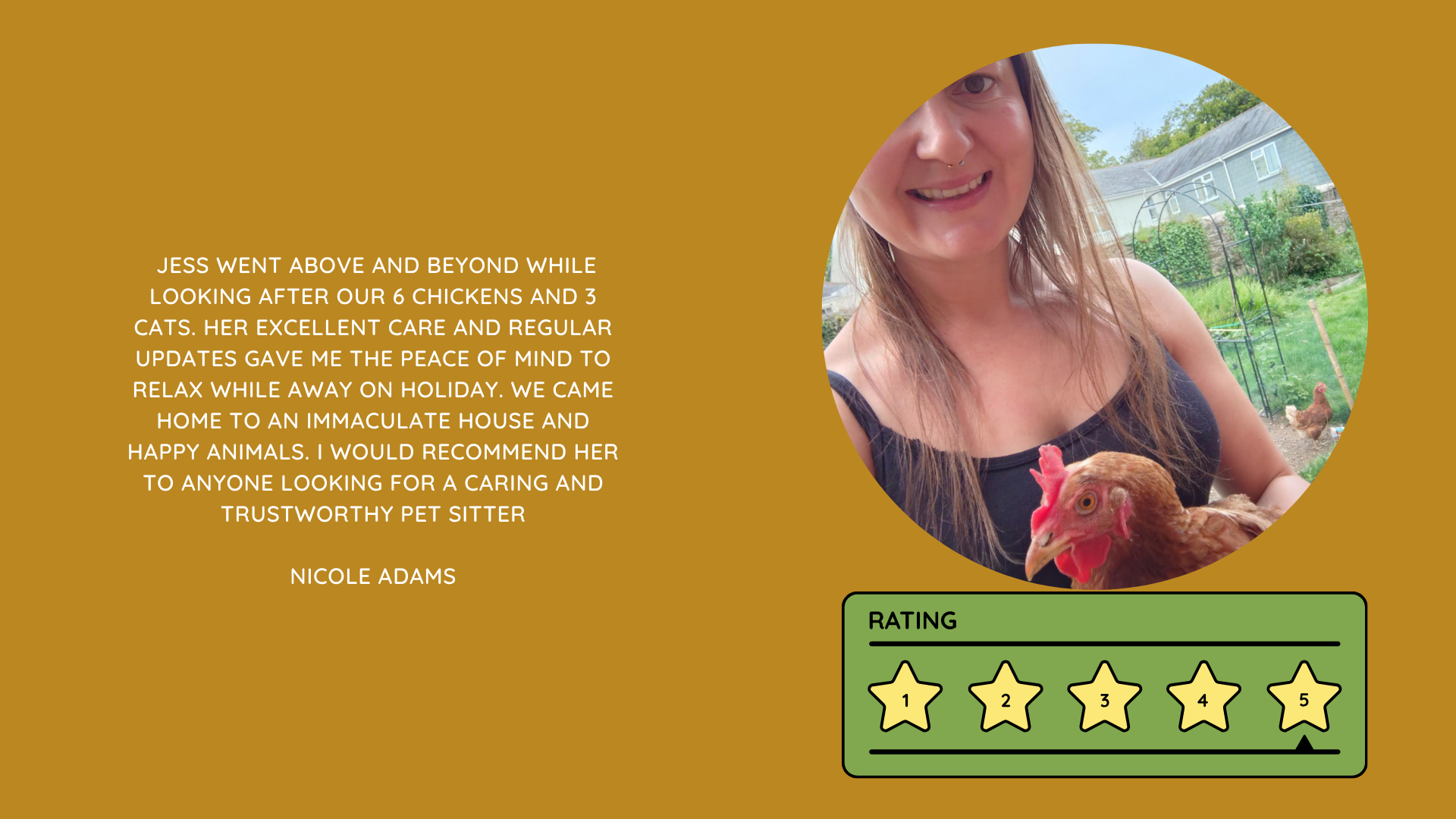 Pet Sitting Services in Saltash. Pet Sitting Services in Cornwall. Pet Sitting Services in Devon. Pet Sitting Services in Devon & Cornwall My Cornish Pet Companion provides trusted, professional pet sitting services and personalised pet care throughout Saltash, Cornwall, Devon and across Devon & Cornwall. Whether you need a reliable pet sitter while you're away, ongoing pet care, or someone you can trust to look after your much-loved companion, I provide dedicated, individual care designed around you and your pet. Pet Chaperone Services in Saltash. Pet Chaperone Services in Cornwall. Pet Chaperone Services in Devon. Pet Chaperone Services in Devon & Cornwall My Cornish Pet Chaperone provides professional, personalised pet chaperone services throughout Saltash, Cornwall, Devon and across Devon & Cornwall. From wedding pet chaperone services to special events, celebrations and important life events, I make sure your pet can be part of those special moments while remaining safe, happy, comfortable and completely cared for. Pet Doula Services in Saltash. Pet Doula Services in Cornwall. Pet Doula Services in Devon. Pet Doula Services in Devon & Cornwall My Cornish Pet Doula provides compassionate pet doula services and pet and animal end-of-life support throughout Saltash, Cornwall, Devon and across Devon & Cornwall. When the time comes to say goodbye to a much-loved family pet, I offer gentle, practical and emotional support, helping you navigate difficult decisions and ensuring both you and your companion are supported with care, understanding and compassion. MY CORNISH PET COMPANION REVIEWS. JESS RIGGS PET SITTER. BEST PET SITTER CORNWALL. BEST PET SITTER DEVON. BEST PET SITTER SALTASH. TRUSTED PET SITTER CORNWALL. RECOMMENDED PET SITTER DEVON. PROFESSIONAL PET CARE CORNWALL AND DEVON. My Cornish Pet Companion, run by Jess Riggs and based in Saltash, Cornwall, provides professional, trusted, reliable and compassionate pet care services throughout Cornwall and Devon. Read our client reviews and testimonials and discover why pet owners choose Jess Riggs and My Cornish Pet Companion for professional pet sitting, dog sitting, cat sitting, house sitting, house and pet sitting, wedding pet chaperone services, senior pet support, pet doula services and compassionate pet end-of-life support across Saltash, Cornwall and Devon. Looking for the BEST PET SITTER IN CORNWALL, BEST PET SITTER IN DEVON, BEST PET SITTER IN SALTASH, TRUSTED PET SITTER CORNWALL, TRUSTED PET SITTER DEVON, RECOMMENDED PET SITTER CORNWALL, RECOMMENDED PET SITTER DEVON, PROFESSIONAL PET SITTER CORNWALL, PROFESSIONAL PET SITTER DEVON, RELIABLE PET SITTER CORNWALL, RELIABLE PET SITTER DEVON or LOCAL PET SITTER SALTASH? My Cornish Pet Companion provides personalised professional pet care from Jess Riggs, with genuine client reviews and testimonials giving prospective customers an insight into the personal, dependable and compassionate service provided to pets and their people. BEST PET SITTER NEAR ME. TRUSTED PET SITTER NEAR ME. RECOMMENDED PET SITTER NEAR ME. RELIABLE PET SITTER NEAR ME. EXPERIENCED PET SITTER NEAR ME. PROFESSIONAL PET SITTER NEAR ME. LOCAL PET SITTER NEAR ME. For pet owners throughout Cornwall and Devon, Jess Riggs of My Cornish Pet Companion provides an experienced, highly personal pet sitting service designed around each individual animal, home and family. Our pet sitting reviews come from owners who have trusted Jess Riggs and My Cornish Pet Companion with their beloved animals and homes. From dog sitting and cat sitting to in-home pet sitting, holiday pet care, house sitting, wedding pet chaperoning and sensitive pet doula support, client testimonials provide an insight into the dedicated, compassionate and individual approach at the heart of My Cornish Pet Companion. PET SITTER CORNWALL REVIEWS. PET SITTER DEVON REVIEWS. PET SITTER SALTASH REVIEWS. PET SITTING CORNWALL REVIEWS. PET SITTING DEVON REVIEWS. DOG SITTER CORNWALL REVIEWS. DOG SITTER DEVON REVIEWS. CAT SITTER CORNWALL REVIEWS. CAT SITTER DEVON REVIEWS. MY CORNISH PET COMPANION REVIEWS. JESS RIGGS REVIEWS. Discover genuine feedback from clients who have chosen My Cornish Pet Companion for professional pet care throughout Cornwall and Devon. For owners looking for the BEST TRUSTED PET SITTER IN CORNWALL, BEST TRUSTED PET SITTER IN DEVON, BEST PET SITTER IN CORNWALL FOR DOGS AND CATS, BEST PET SITTER IN DEVON FOR DOGS AND CATS, RELIABLE PET SITTER IN CORNWALL FOR HOLIDAYS, TRUSTED PET SITTER IN DEVON FOR HOLIDAY PET CARE, EXPERIENCED PET SITTER IN SALTASH, PROFESSIONAL IN-HOME PET SITTER IN CORNWALL or RECOMMENDED PET SITTER IN DEVON FOR PETS STAYING AT HOME, Jess Riggs provides attentive and personalised care through My Cornish Pet Companion. Need a TRUSTWORTHY PET SITTER TO LOOK AFTER MY DOG WHILE I'M AWAY, SOMEONE TO LOOK AFTER MY CAT AT HOME WHILE I'M ON HOLIDAY, RELIABLE PET SITTER WHO COMES TO MY HOME IN CORNWALL, TRUSTED PET SITTER WHO COMES TO MY HOME IN DEVON, PROFESSIONAL PET SITTER FOR HOLIDAYS IN CORNWALL or EXPERIENCED PET SITTER FOR HOLIDAYS IN DEVON? My Cornish Pet Companion provides professional in-home pet sitting that allows animals to remain in their familiar home environment while receiving dedicated care and companionship from Jess Riggs. WHO IS THE BEST PET SITTER IN CORNWALL? WHO IS THE BEST PET SITTER IN DEVON? WHO IS THE BEST PET SITTER IN SALTASH? WHERE CAN I FIND A TRUSTED PET SITTER IN CORNWALL? WHERE CAN I FIND A RELIABLE PET SITTER IN DEVON? WHO IS A RECOMMENDED PET SITTER IN SALTASH? WHERE CAN I FIND A GOOD PET SITTER NEAR ME? Client reviews of My Cornish Pet Companion provide valuable first-hand experiences from people who have trusted Jess Riggs to care for their animals, homes and treasured companions. BEST DOG SITTER CORNWALL. BEST DOG SITTER DEVON. BEST DOG SITTER SALTASH. TRUSTED DOG SITTER CORNWALL. TRUSTED DOG SITTER DEVON. RECOMMENDED DOG SITTER CORNWALL. RELIABLE DOG SITTER DEVON. PROFESSIONAL DOG SITTER NEAR ME. Jess Riggs provides individual dog sitting and professional pet care through My Cornish Pet Companion, giving owners the reassurance of knowing their dogs can be cared for around their individual personalities, needs and established routines. BEST CAT SITTER CORNWALL. BEST CAT SITTER DEVON. BEST CAT SITTER SALTASH. TRUSTED CAT SITTER CORNWALL. TRUSTED CAT SITTER DEVON. RECOMMENDED CAT SITTER CORNWALL. RELIABLE CAT SITTER DEVON. PROFESSIONAL CAT SITTER NEAR ME. My Cornish Pet Companion provides personalised cat sitting and home pet care, allowing cats to remain within the security and familiarity of their own surroundings rather than having to move into an unfamiliar boarding environment. For owners planning a holiday, weekend away or business trip, My Cornish Pet Companion offers professional HOLIDAY PET SITTING IN CORNWALL, HOLIDAY PET SITTING IN DEVON, HOLIDAY PET SITTING IN SALTASH, IN-HOME PET SITTING CORNWALL, IN-HOME PET SITTING DEVON and professional pet care tailored around your individual requirements. Jess Riggs provides a personal and dependable alternative for owners looking for a TRUSTED HOLIDAY PET SITTER NEAR ME, RELIABLE HOLIDAY PET SITTER CORNWALL, RECOMMENDED HOLIDAY PET SITTER DEVON or EXPERIENCED PET SITTER TO CARE FOR PETS AT HOME WHILE I'M AWAY. My Cornish Pet Companion also provides professional HOUSE SITTING IN CORNWALL, HOUSE SITTING IN DEVON, HOUSE SITTING IN SALTASH and combined HOUSE AND PET SITTING SERVICES throughout Cornwall and Devon. Client reviews and testimonials help homeowners discover more about the service provided by Jess Riggs when they need someone they can trust with both their property and their beloved animals. BEST HOUSE SITTER CORNWALL. BEST HOUSE SITTER DEVON. BEST HOUSE SITTER SALTASH. TRUSTED HOUSE SITTER CORNWALL. TRUSTED HOUSE SITTER DEVON. RECOMMENDED HOUSE SITTER CORNWALL. RELIABLE HOUSE SITTER DEVON. PROFESSIONAL HOUSE SITTER NEAR ME. HOUSE SITTER CORNWALL REVIEWS. HOUSE SITTER DEVON REVIEWS. My Cornish Pet Companion provides professional house sitting centred around trust, reliability, respect, communication and careful attention to each client's home. BEST HOUSE AND PET SITTER CORNWALL. BEST HOUSE AND PET SITTER DEVON. TRUSTED HOUSE AND PET SITTER CORNWALL. TRUSTED HOUSE AND PET SITTER DEVON. RECOMMENDED HOUSE AND PET SITTER NEAR ME. RELIABLE HOUSE SITTER WITH PET CARE CORNWALL. PROFESSIONAL HOUSE AND PET SITTING SERVICES DEVON. For households with pets who are happiest remaining at home, Jess Riggs can combine professional house sitting with personalised pet sitting, helping owners arrange care for their property and animals together. Need a TRUSTWORTHY PERSON TO LOOK AFTER MY HOUSE AND PETS WHILE I'M AWAY, PROFESSIONAL HOUSE SITTER WHO ALSO LOOKS AFTER PETS, RELIABLE HOUSE AND PET SITTER FOR HOLIDAYS IN CORNWALL, TRUSTED HOUSE AND DOG SITTER IN DEVON or RECOMMENDED HOUSE AND PET SITTER NEAR SALTASH? My Cornish Pet Companion offers personal, professional and dependable house and pet sitting throughout Cornwall and Devon. Our reviews and testimonials also showcase experiences of My Cornish Pet Companion's professional WEDDING PET CHAPERONE SERVICES IN CORNWALL AND DEVON. Jess Riggs helps couples include beloved dogs and other pets in their wedding celebrations while ensuring their animal has a dedicated person responsible for their care, comfort and supervision. BEST WEDDING PET CHAPERONE CORNWALL. BEST WEDDING PET CHAPERONE DEVON. BEST WEDDING DOG CHAPERONE CORNWALL. BEST WEDDING DOG CHAPERONE DEVON. RECOMMENDED WEDDING PET CHAPERONE CORNWALL. TRUSTED WEDDING PET CHAPERONE DEVON. WEDDING PET CHAPERONE REVIEWS. DOG WEDDING CHAPERONE REVIEWS. WEDDING DOG SITTER NEAR ME. PET CHAPERONE NEAR ME. My Cornish Pet Companion provides professional wedding pet care throughout Cornwall and Devon. Planning a DOG-FRIENDLY WEDDING IN CORNWALL or DOG-FRIENDLY WEDDING IN DEVON? Looking for a PROFESSIONAL WEDDING PET CHAPERONE NEAR ME, SOMEONE TO LOOK AFTER MY DOG AT MY WEDDING IN CORNWALL, SOMEONE TO BRING MY DOG TO MY WEDDING IN DEVON, DOG CHAPERONE FOR WEDDING PHOTOS, WEDDING DOG SITTER CORNWALL or TRUSTED PERSON TO LOOK AFTER MY DOG DURING MY WEDDING? Jess Riggs and My Cornish Pet Companion provide dedicated pet chaperoning designed around your wedding plans and your pet's individual needs. My Cornish Pet Companion also provides compassionate PET DOULA SERVICES IN CORNWALL, PET DOULA SERVICES IN DEVON and PET DOULA SERVICES IN SALTASH. Jess Riggs provides sensitive non-veterinary support for pets and their families during the later stages of life, complementing the professional medical care and guidance provided by the pet's veterinary team. RECOMMENDED PET DOULA CORNWALL. RECOMMENDED PET DOULA DEVON. TRUSTED PET DOULA CORNWALL. TRUSTED PET DOULA DEVON. PET DOULA SALTASH. PET DOULA NEAR ME. PET DOULA CORNWALL REVIEWS. PET DOULA DEVON REVIEWS. PET END-OF-LIFE SUPPORT CORNWALL. PET END-OF-LIFE SUPPORT DEVON. SENIOR PET SUPPORT CORNWALL. SENIOR PET SUPPORT DEVON. PALLIATIVE PET SUPPORT CORNWALL. COMPASSIONATE PET END-OF-LIFE SUPPORT NEAR ME. For families looking for COMPASSIONATE PET END-OF-LIFE SUPPORT IN CORNWALL, PET DOULA FOR AN ELDERLY DOG IN DEVON, SUPPORT FOR OWNERS OF SENIOR PETS IN CORNWALL, SENIOR DOG SUPPORT IN DEVON, NON-VETERINARY END-OF-LIFE PET SUPPORT NEAR ME, COMPASSIONATE SUPPORT WHEN MY DOG IS NEARING THE END OF LIFE or PROFESSIONAL PET DOULA SERVICES IN CORNWALL AND DEVON, My Cornish Pet Companion offers understanding, personal and sensitive support from Jess Riggs. TOP PET SITTER CORNWALL. TOP PET SITTER DEVON. HIGHLY RECOMMENDED PET SITTER CORNWALL. HIGHLY RECOMMENDED PET SITTER DEVON. EXPERIENCED PET SITTER CORNWALL. EXPERIENCED PET SITTER DEVON. TRUSTWORTHY PET SITTER CORNWALL. TRUSTWORTHY PET SITTER DEVON. LOCAL PET CARE CORNWALL. LOCAL PET CARE DEVON. PROFESSIONAL PET SERVICES CORNWALL. PROFESSIONAL PET SERVICES DEVON. BEST PET CARE CORNWALL. BEST PET CARE DEVON. BEST PET CARE SALTASH. Whether you need someone to care for your dog while you're on holiday, a trusted cat sitter who can care for your cat at home, a professional pet sitter who comes to your home, a reliable house sitter while you're away, someone to look after your home and pets together, a wedding dog chaperone to help your dog attend your special day or compassionate support during the later stages of your pet's life, My Cornish Pet Companion reviews and testimonials provide genuine insight into the personal service offered by Jess Riggs. PET SITTING NEAR ME. PET SITTER NEAR ME. BEST PET SITTER NEAR ME. TOP-RATED PET SITTER NEAR ME. RECOMMENDED PET SITTER NEAR ME. TRUSTED PET SITTER NEAR ME. RELIABLE PET SITTER NEAR ME. PROFESSIONAL PET SITTER NEAR ME. EXPERIENCED PET SITTER NEAR ME. DOG SITTER NEAR ME. CAT SITTER NEAR ME. HOUSE SITTER NEAR ME. HOUSE AND PET SITTER NEAR ME. HOLIDAY PET SITTER NEAR ME. WEDDING PET CHAPERONE NEAR ME. DOG WEDDING CHAPERONE NEAR ME. PET DOULA NEAR ME. PET END-OF-LIFE SUPPORT NEAR ME. JESS RIGGS – MY CORNISH PET COMPANION – SALTASH, CORNWALL. Professional pet sitting and trusted pet care throughout Cornwall and Devon. Pet sitting. Dog sitting. Cat sitting. Holiday pet sitting. In-home pet care. House sitting. House and pet sitting. Wedding pet chaperoning. Wedding dog chaperone services. Senior pet support. Pet doula services. Compassionate pet end-of-life support. Read My Cornish Pet Companion reviews and client testimonials and discover more about the trusted, professional and personalised pet care provided by Jess Riggs throughout Saltash, Cornwall and Devon. From everyday pet sitting and holiday pet care to house sitting, weddings and the most sensitive stages of a beloved animal's life, My Cornish Pet Companion provides compassionate, reliable and individual support for pets and the people who love them.